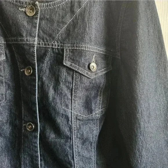 Nine West Ladies Jean Jacket‎ Size XL - Picture 3 of 13